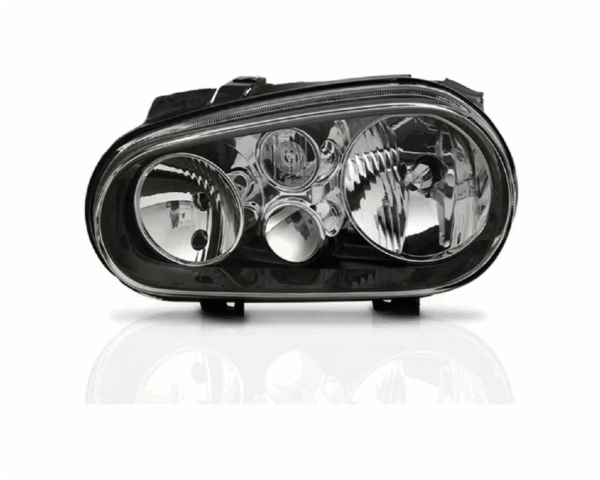 Farol Golf 99/06 Mascara Negra Lado Esquerdo Import - Imagem 2