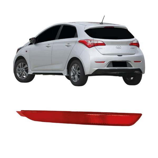 Refletor HB20 Hatch 2012 a 2015 LE Traseiro BapImports