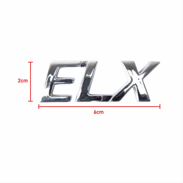 Letreiro Fiat Elx Cromado Traseiro BapImports - Imagem 2