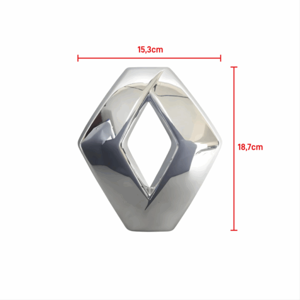 Emblema Grade Sandero Logan 2015 Cromado BapImports - Imagem 2