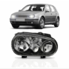 Farol Golf 99/06 Mascara Negra Lado Direito Import