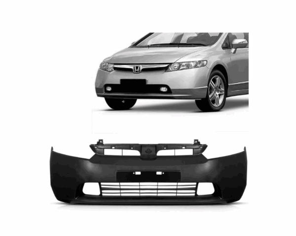 Parachoque Dianteiro Civic 06/08 Com Respl. Placa Com Milha DTS BapImports