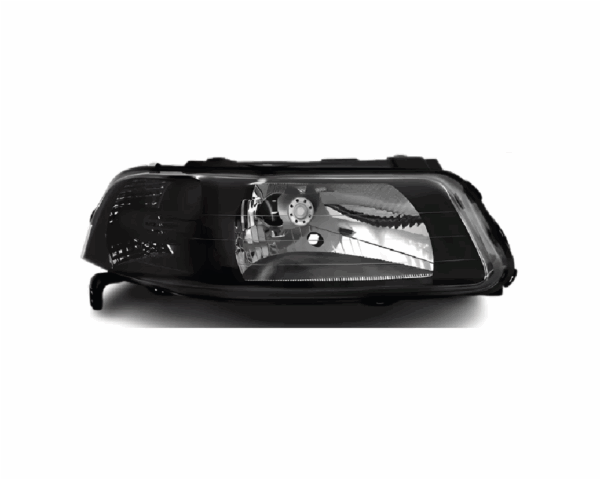 Farol Gol G3 Lado Direito Simples Mascara Negra Import - Imagem 2
